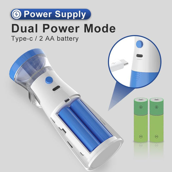 Portable Nebulizer & Humidifier – Compact Silent Machine for Baby & Adults, Asthma & Allergy Relief