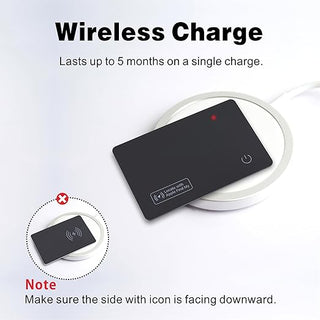 Smart Finder Card – Rechargeable Wallet Tracker Compatible with Apple Find My App
