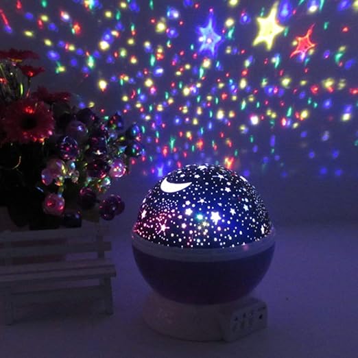 Star Master Galaxy Projector Night Light – Rotating LED Sky Projector for Bedroom & Home Decor